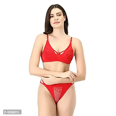 Benivogue Extra Soft Women Bra  Penty Bridal Innerwear Set, Girls Lingerie Set with Net Detailing with Fashion  Style