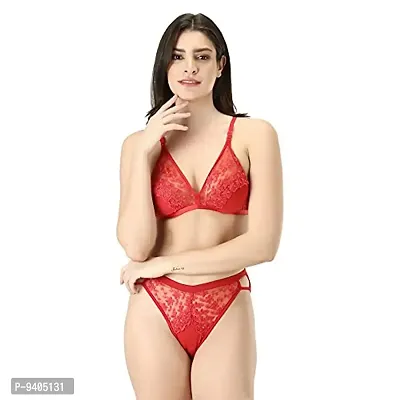 Red Sexy Matching Lingerie Sets 32A