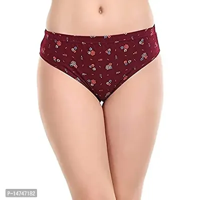 Classic Cotton Printed Briefs for Women, Pack of 5-thumb2