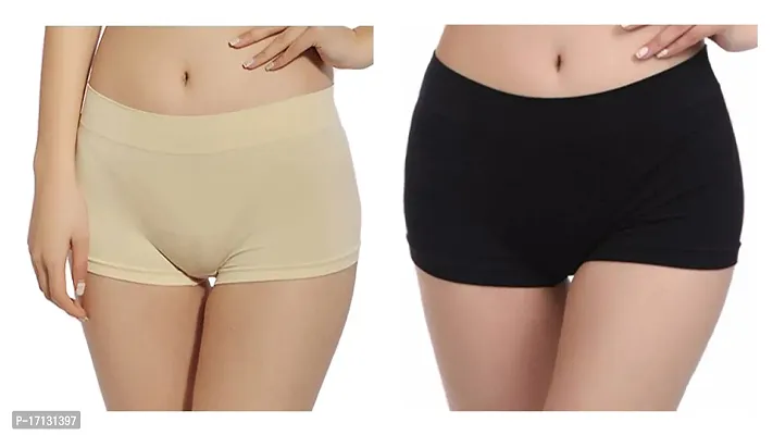 Benivogue women cotton polyester pack of 2 boyshort