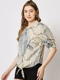 Designer Multicoloured Polyester Printed Top For Women-thumb3