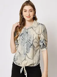 Designer Multicoloured Polyester Printed Top For Women-thumb2