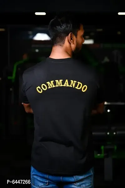 black cat commando t shirt