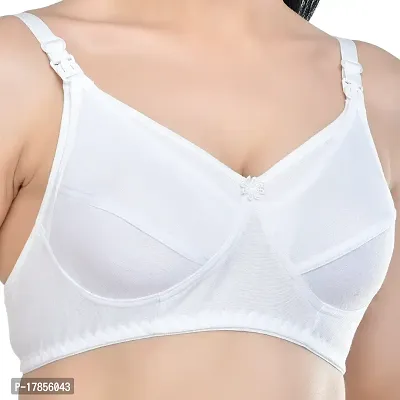 Stylish Multicoloured Cotton Blend Solid Bras For Women-thumb2