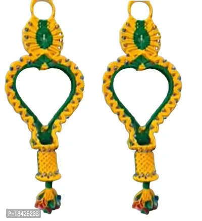 Macrame Multipurpose Aaina For Wall Hanging Pack Of 2