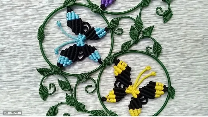 Macrame Butterfly Wall Hanging  Macrame Leaves Wall Hanging