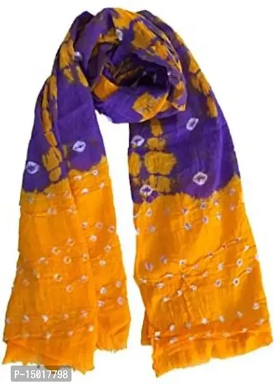 Classic Cotton Tie Dye Bandhej Dupatta For Women