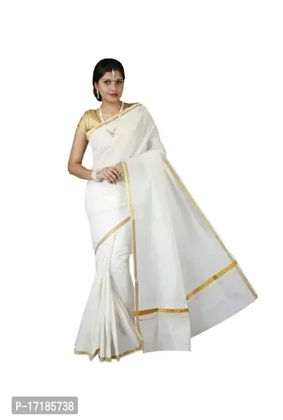 Rsv fabrics kasavu cotton saree-thumb0