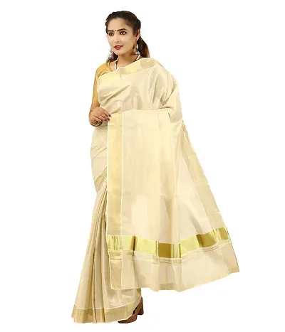 Elegant Cotton Saree with Blouse piece 