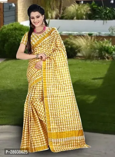 Trendy Kasavu Cotton Sarees With Blouse Piece