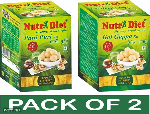 NUTRIDIET PANIPURI KIT (PACK OF 2) 100 Pcs Puri-thumb0