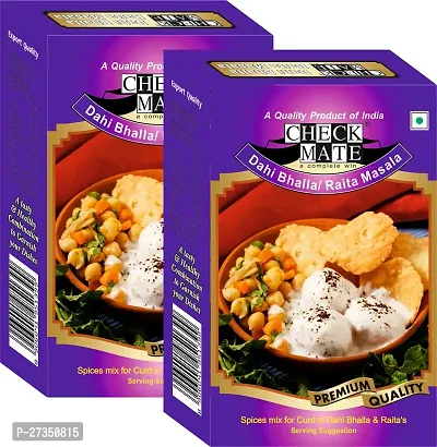 CHECKMATE DAHI  BHALLA / RAITA MASALA 100G x 2 =200gm (PACK OF 2) ​