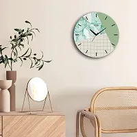 Printed Wall Clock for Living Room, Bedroom, Home, Office, Kitchen| Wall Clocks for Home | Big Size Wall Clock |Designer Wall Clock for Home Decor | 29 x 29 cm| Wooden Wall Clock-thumb2