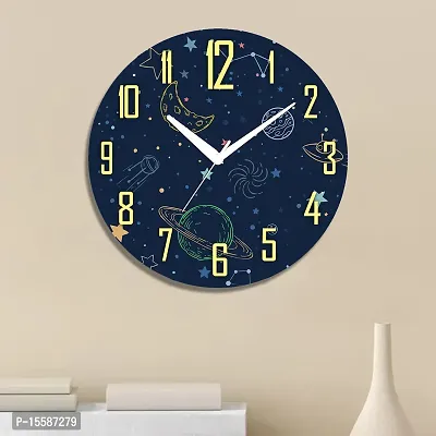 Designer Wall Clock | Wall Clock for Living Room, Bedroom, Home, Office, Kitchen | Wall Clock | no Glass Wall Clock-thumb0