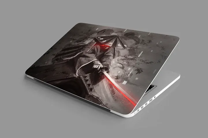 Samurai Laptop skin for hp, dell, lenovo laptop's | Laptop skin for laptop's | 15.5x10.5 in | Designer Laptop skin for laptop's | Laptop Cover