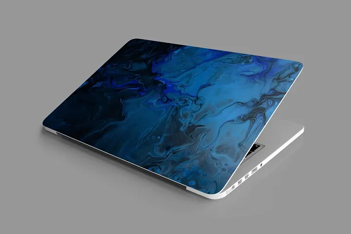 Blue resin Print  Laptop skin for hp, dell, lenovo laptop's | Laptop skin for laptop's | 15.5x10.5 in | Designer Laptop skin for laptop's | Laptop Cover