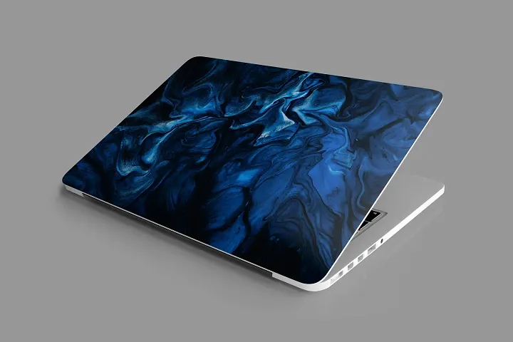 Blue Marble Print Laptop skin for hp, dell, lenovo laptop's | Laptop skin for laptop's | 15.5x10.5 in | Designer Laptop skin for laptop's | Laptop Cover