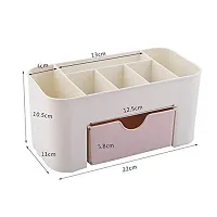 Philocaly Enterprise Cosmetic Make Up Storage Box Organizer with Makeup Stand and Drawers for Dressing Table, Bedroom, Home (Multicolour-thumb2