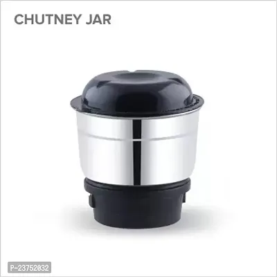 REGOLITH ENTERPRISES BMS Lifestyle Chutney Jar for Mixer Grinder Stainless Steel Chutney Jar with Lid Mixer Juicer Jar  (350 ml)