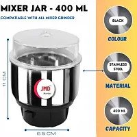 REGOLITH ENTERPRISES Jar Fit on 2 Lock  4 Teeth Coupler Mixer Juicer Jar (500 ml) Mixer Juicer Jar  (500 ml)-thumb3