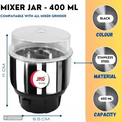 REGOLITH ENTERPRISES Jar Fit on 2 Lock  4 Teeth Coupler Mixer Juicer Jar (500 ml) Mixer Juicer Jar  (500 ml)-thumb4