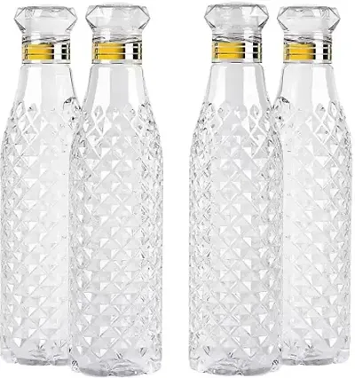 REGOLITH ENTERPRISES Bottle 1000 ml Bottle 1000 ml Bottle  (Pack of 4, White, Plastic)