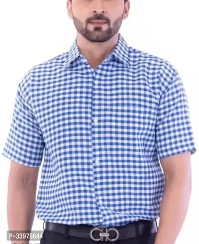 Styles Cotton Checked Casual Shirts For Men-thumb0