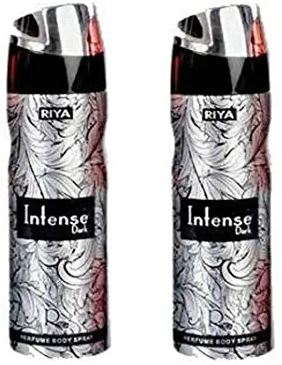 Buy Riya Intense Dark Perfume Deo Body Spray 200ML Pack Of 2