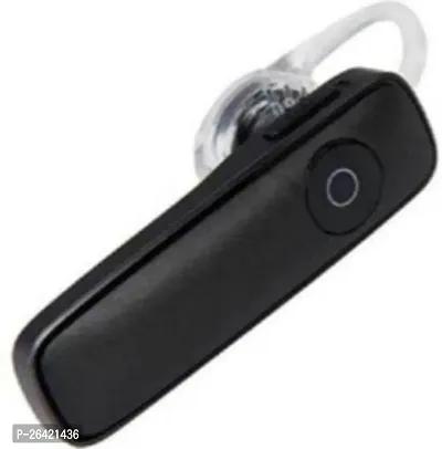 Stylish Black Single Ear Wireless Bluetooth Earbuds