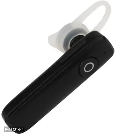 Stylish Black Single Ear Wireless Bluetooth Earbuds-thumb0