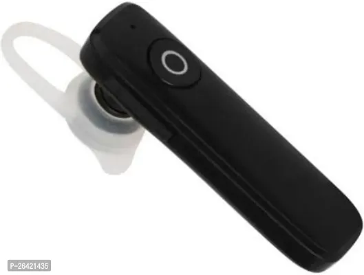 Stylish Black Single Ear Wireless Bluetooth Earbuds-thumb0