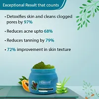 Aryanveda Aloe vera  Papaya Face Scrub For All Skin Types | Exfoliates Gently With Real Fruit Extracts | Purifies Deeply  Removes Dead Skin Cells | Rejuvenates Skin  Provides Healthy Glow, 400 gm-thumb1