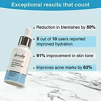 Glowelle Rice Water & Niacinamide Face Serum With 10% Niacinamide & Aloe Vera Extracts For Even Skin Tone, Hydration & Improving Skin Barrier | Men & Women | 30 ML-thumb3