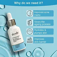 Glowelle Rice Water & Niacinamide Face Serum With 10% Niacinamide & Aloe Vera Extracts For Even Skin Tone, Hydration & Improving Skin Barrier | Men & Women | 30 ML-thumb1