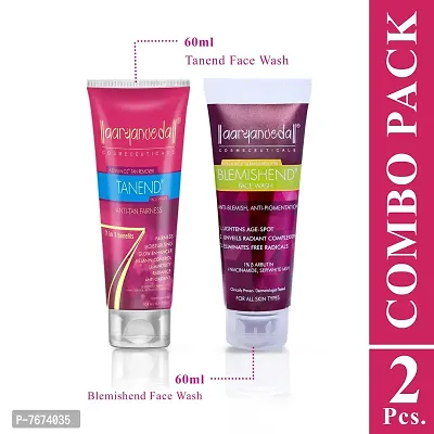 Aryanveda Blemishend Face Wash 60ml And Tanend Tan Removal Face Wash, 60ml-thumb2