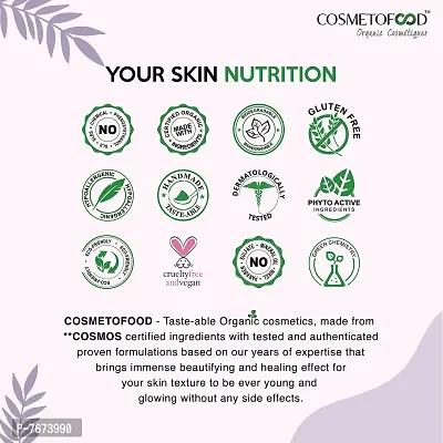 cosmetofood Skinergy Organic Turmeric & Aloe Vera Clarifying Face Scrub with Avocado Body Yogurt, 75 Ml-thumb5