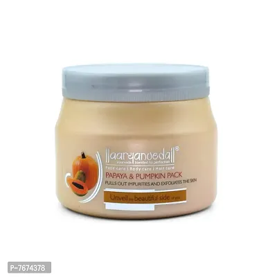 Aryanveda Papaya Pumpkin Face Pack For All Skin Types | Real Pumpkin  Papaya Extracts For Deep Purification | Exfoliates Dead Skin Cells, 400 gm