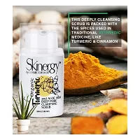 cosmetofood Skinergy Organic Turmeric & Aloe Vera Clarifying Face Scrub with Avocado Body Yogurt, 75 Ml-thumb2