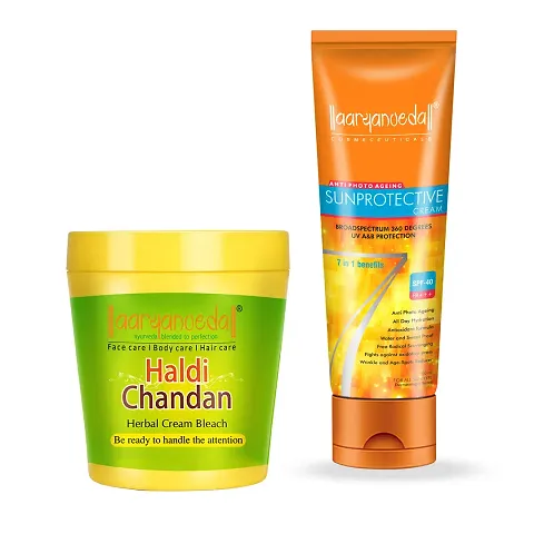 Aryanveda Herbals Haldi Chandan Bleach Cream