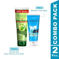 Aryanveda Tea Tree Face Wash With Neem & Aloe Vera Extracts, 120 Gm (Pack Of 2) (Tea Tree Face Wash + Whitofair Face Wash)-thumb1