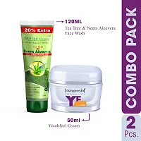 Aryanveda Tea Tree Face Wash With Neem & Aloe Vera Extracts, 120 Gm (Pack Of 2) (Tea Tree Face Wash + Youth Feel Cream)-thumb1