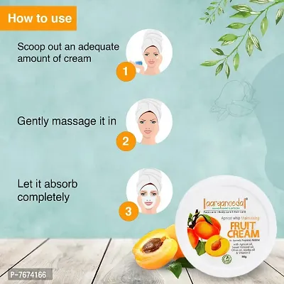 Aryanveda Apricot Whip Moisturizing Cream For Men  Women 90 Gm Each - Pack Of 2-thumb5