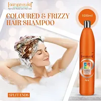 Aryanveda Diamond Facial Spa Kit 210gm And Coloured  Frizzy Hair Color Protect Shampoo, 1000ml-thumb3