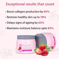 Aryanveda Strawberry  Cranberry Milk Protein Cream| Nourishes Skin | Gives Healthy Glow | Moisturises  Hydrates Skin Deeply, 400 gm-thumb4