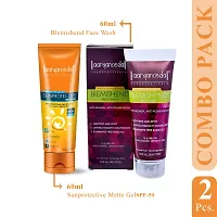 Aryanveda Blemishend Face Wash 60ml And Sunscreen Lotion SPF 50 All Skin Type - 60gm-thumb1