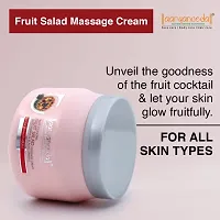 Aryanveda Herbals Haldi Chandan Bleach Cream 250g And Fruit Salad Face Massage Cream 400g-thumb1