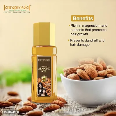 Aryanveda Blemishend Face Wash 60ml And Almond & Olive Hair Oil for All Hair Type 200mL-thumb5