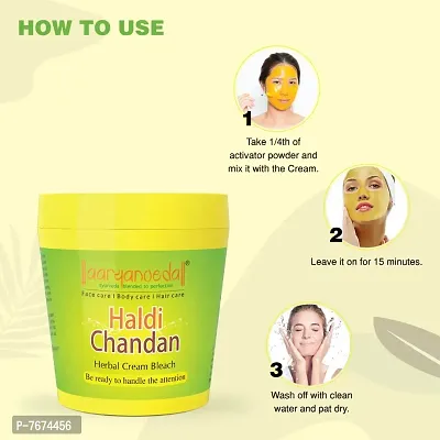 Aryanveda Herbals Haldi Chandan Bleach Cream 250g And Aryanveda Youth Feel Cream | Fights Face Radicals | Softens Skin Tissues, 50ml-thumb5