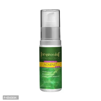 Aryanveda Acnend Serum For Helps Reduces Acne | Pigmentations | Blemishes For Sensitive Skin And No Harsh Ingredients, 50ml