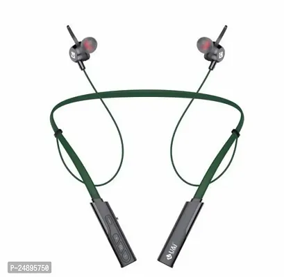 Stylish Green In-ear Bluetooth Wireless Headphones With Microphone